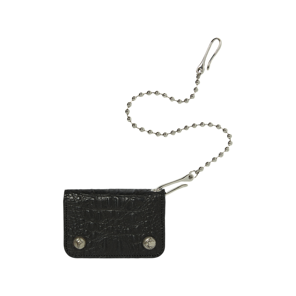 떠그 클럽 볼 체인 레더 카드 케이스 크로커다일(Thug Club Ball Chain Leather Card Case Crocodile)