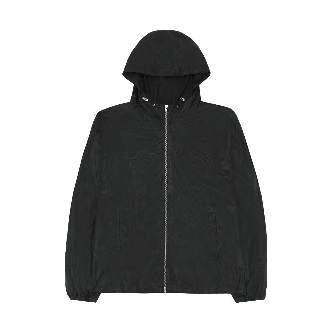 마뗑킴 마뗑 하이 넥 후디 코팅 점퍼 블랙(Matin Kim Matin High Neck Hoody Coating Jumper Black)