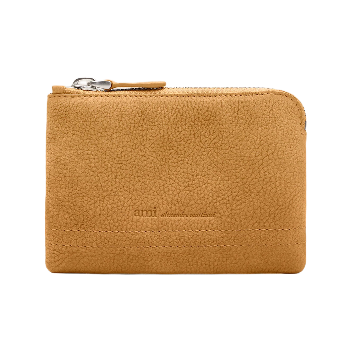 아미 옐로우 카우 레더 카루젤 지퍼 월렛 허니(AMI Yellow Cow Leather Carrousel Zipped Wallet Honey)