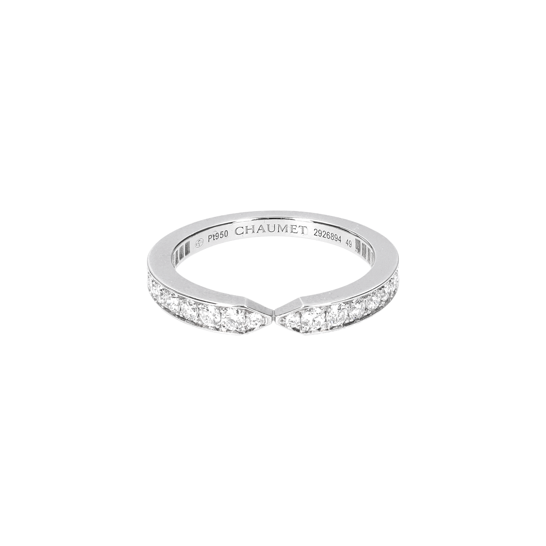 쇼메 082640 트리옹프 드 쇼메 링 플래티넘 & 다이아몬드 49(Chaumet 082640 Tiara Ring Platinum & Diamond 49) - 1