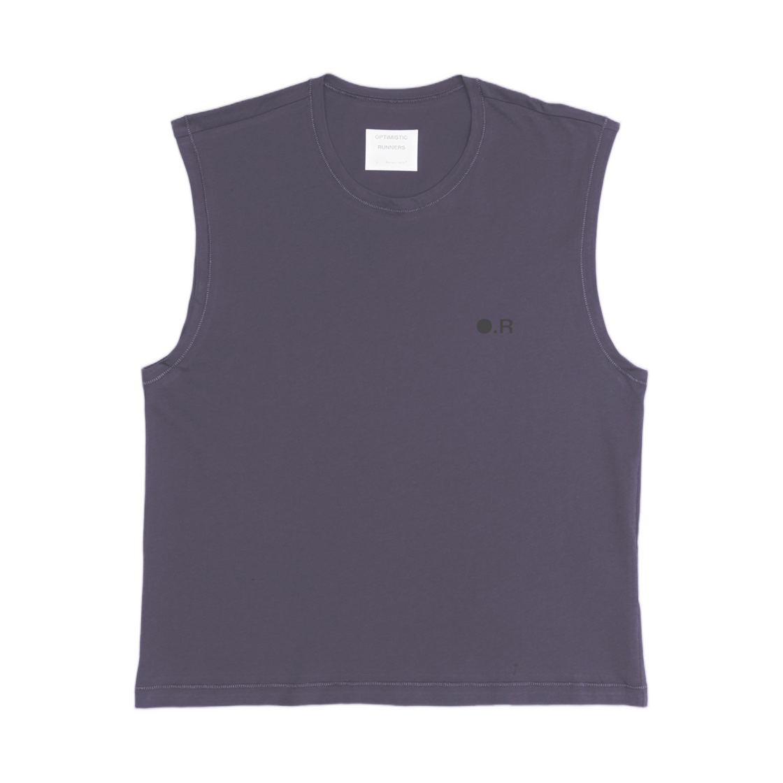 옵티미스틱 러너스 러닝 코튼 탱크 탑 블루베리(Optimistic Runners Running Cotton Tank Top Blueberry) - 1