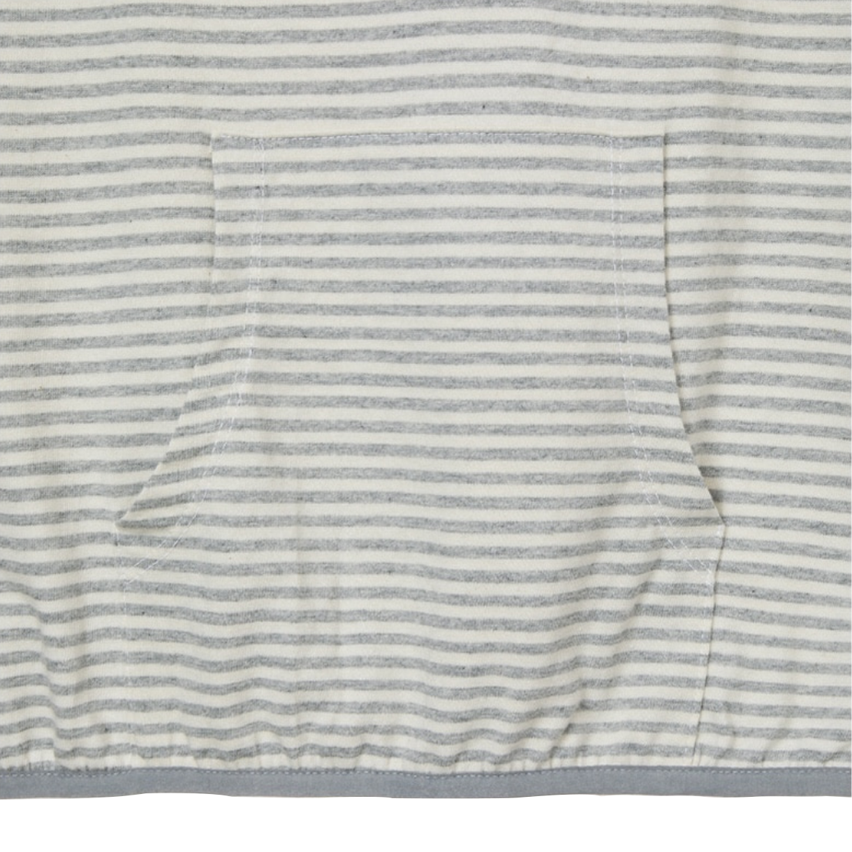 [오프라인 전용] 에이이에이이 우먼 스트라이프 하프 슬리브 후디 그레이 - 26SS([오프라인 전용] AEAE Women Stripe Half Sleeve Hoodie Grey - 26SS) - 5