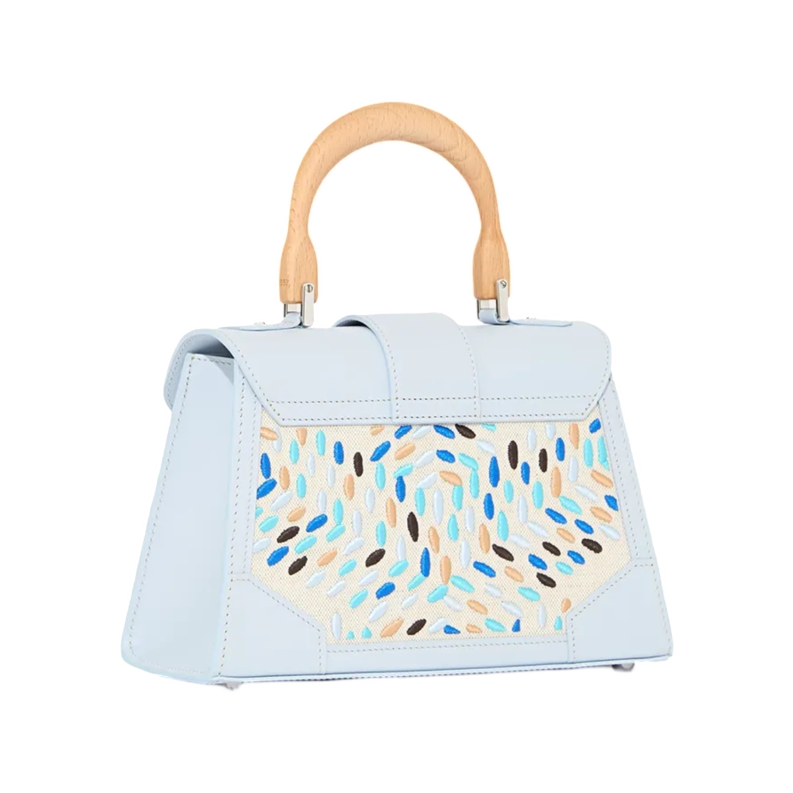 고야드 사이공 스트럭처 미니 백 엠브로이더리 폴라 블루(Goyard Saigon Structured Mini Bag Embroidery Polar Blue) - 2