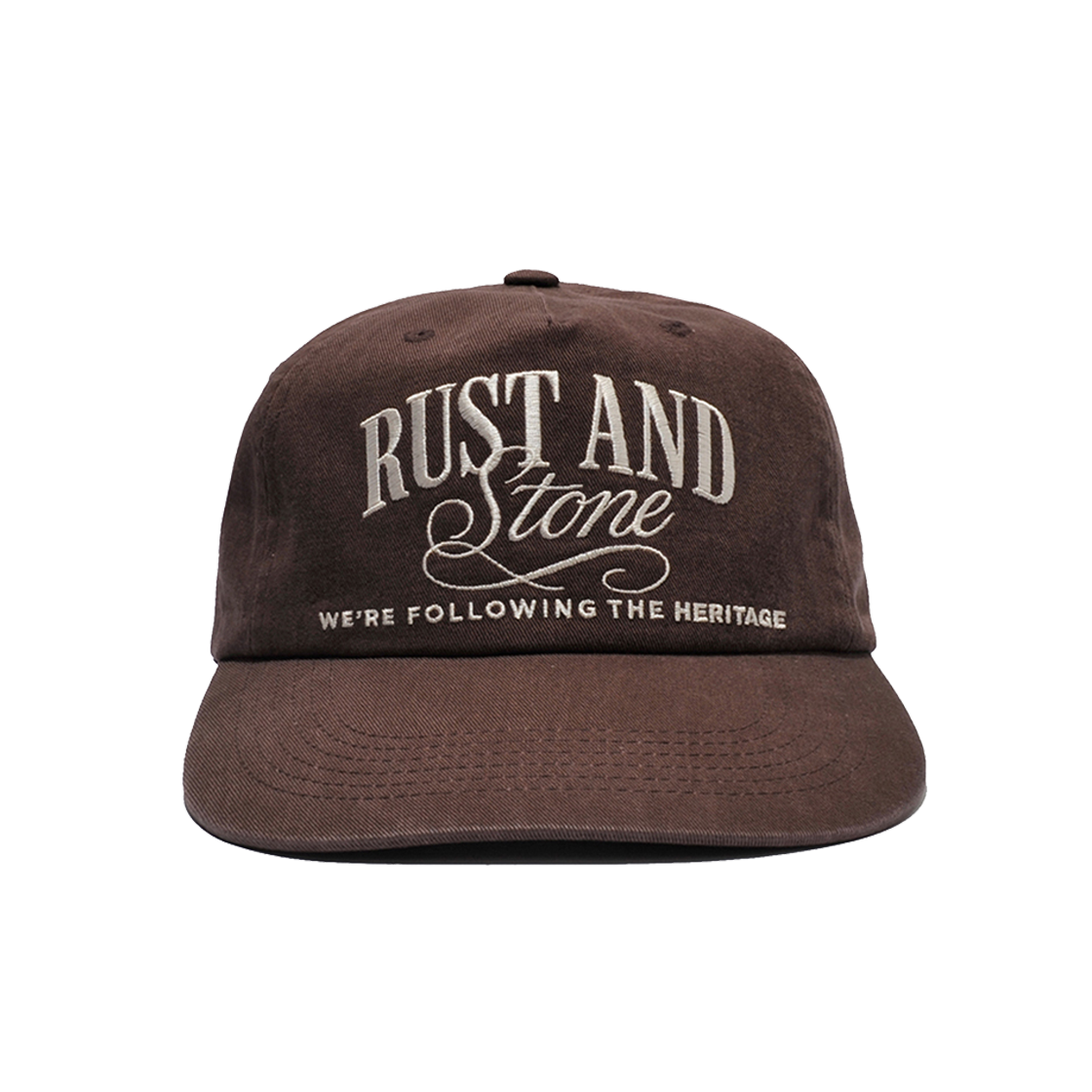 러스트앤스톤 아치로고 볼캡 브라운(Rust And Stone Arch Logo Ball Cap Brown)