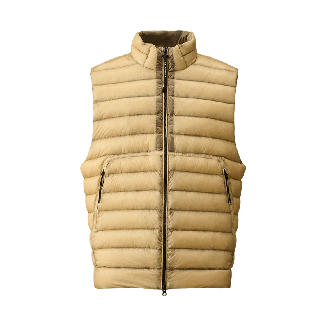 20CMVE703A110416A114 C.P. Company D.D. Shell Down Lens Gilet Frozen Dew White - 26SS