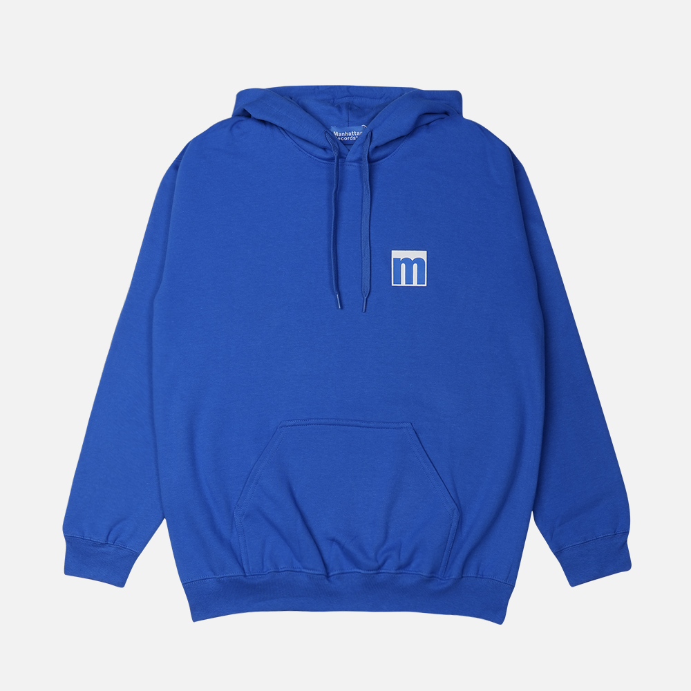 맨하탄 레코즈 플래그쉽 로고 후디 - 블루(Manhattan Records Flagship Logo Hoodie - Blue) - 2