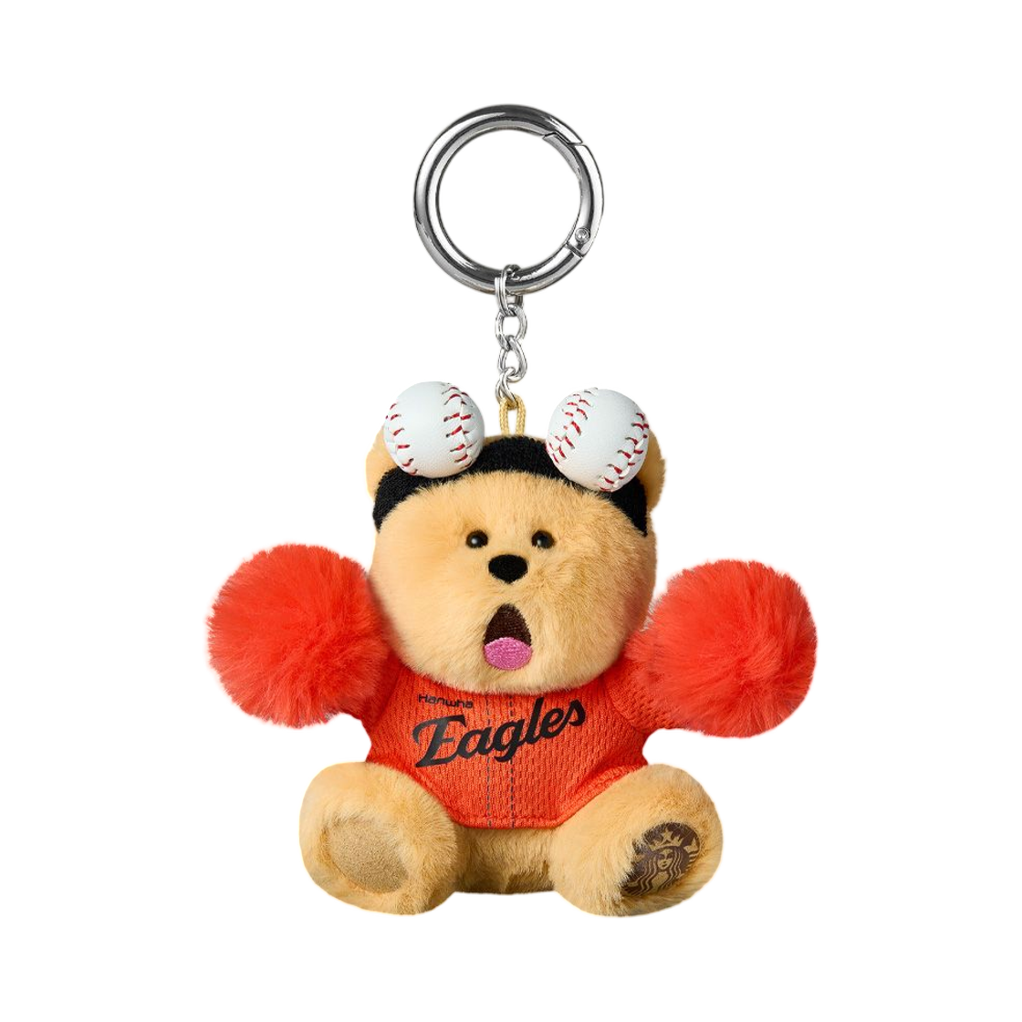 - Starbucks x KBO Eagles Bearista Keychain