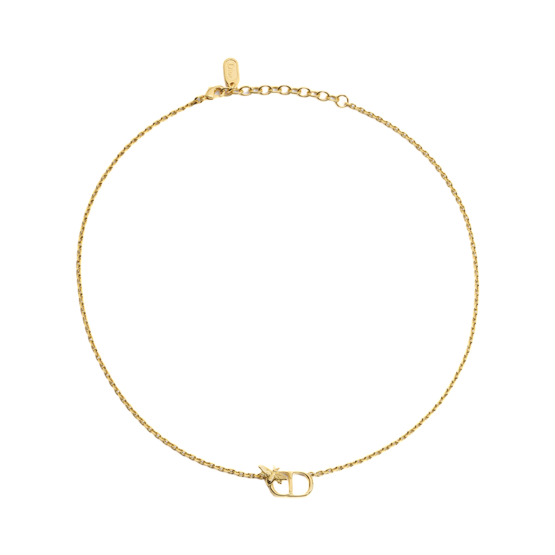 N3670WOMMT-D300 (W) Dior CD Garden Necklace Metal Gold