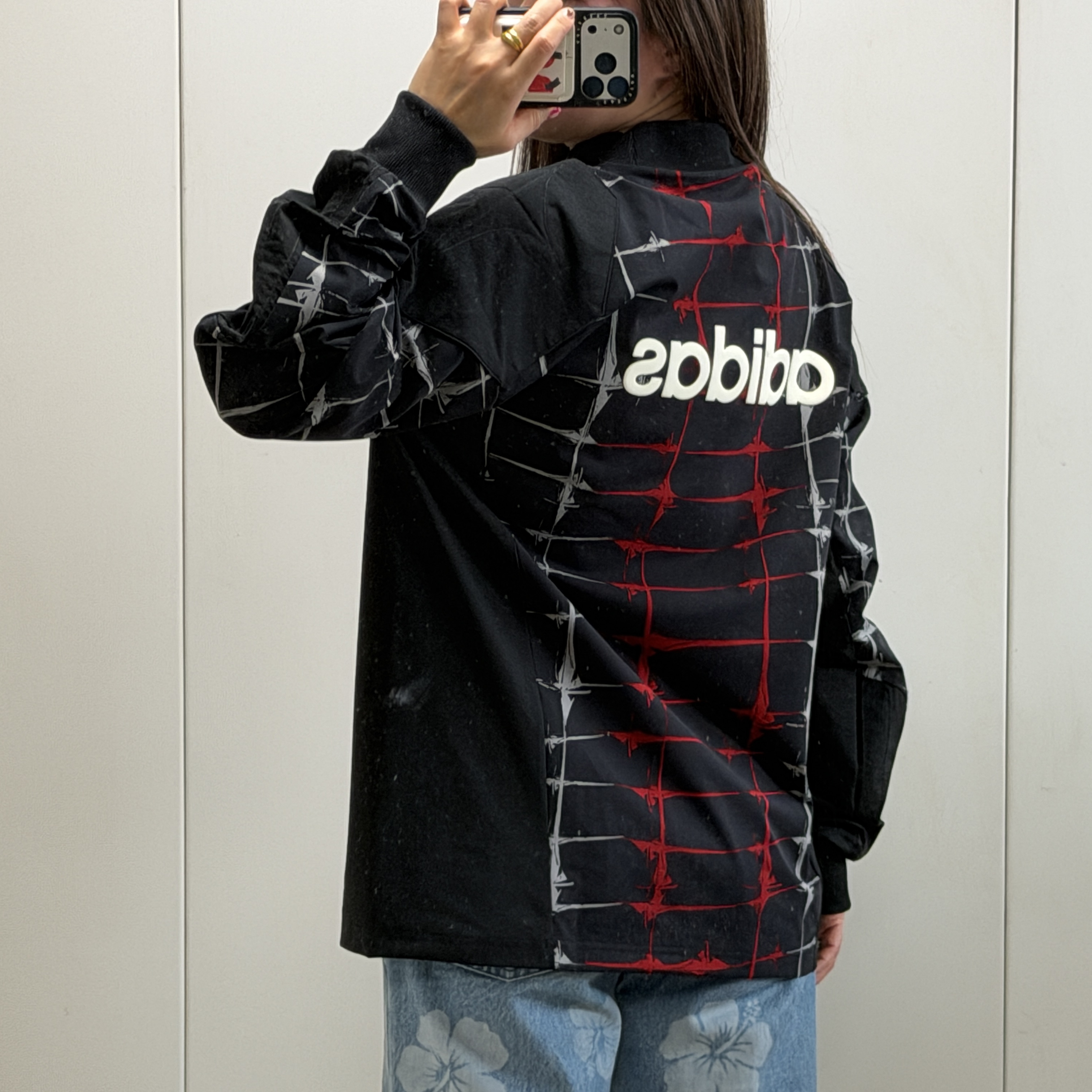 Adidas x Thug Club Goalie T-Shirt Black - KR Sizing 착용 스타일 - 2