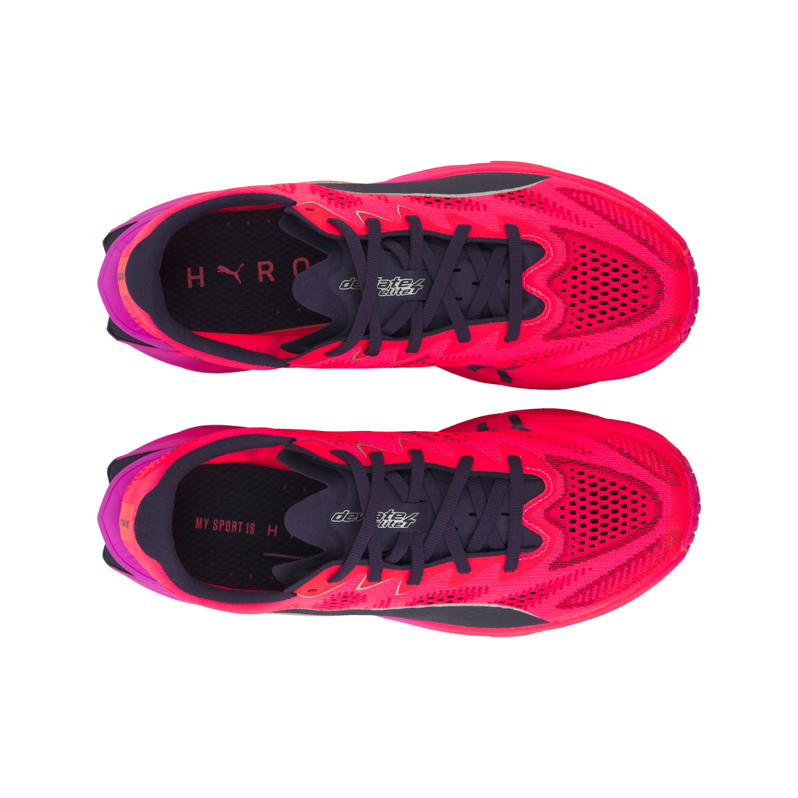 (W) 푸마 x 하이록스 디비에이트 나이트로 엘리트 4 퓨어 핑크 일렉트릭 오키드((W) Puma x Hyrox Deviate Nitro Elite 4 Pure Pink Electric Orchid) - 5