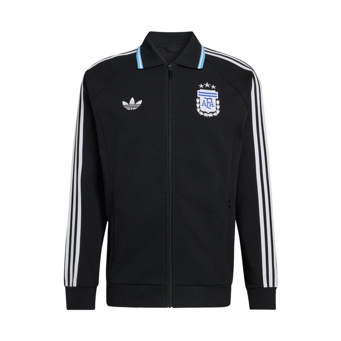 아디다스 아르헨티나 어웨이 앤섬 자켓 블랙 - KR 사이즈 (논 마킹 버전)(Adidas Argentina Away Anthem Jacket Black - KR Sizing (Non Marking Ver.))