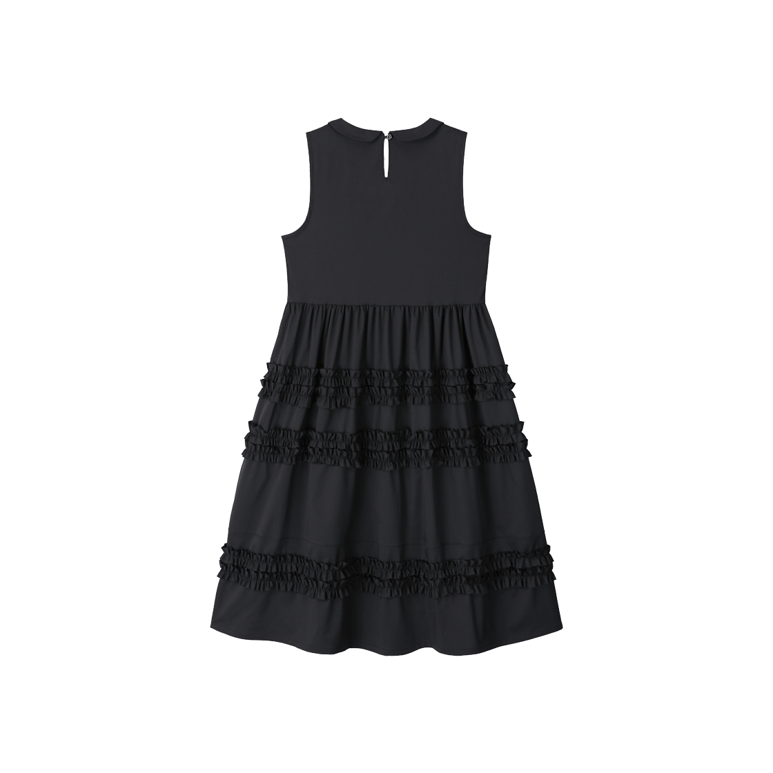 클럿 스튜디오 돌 칼라 프릴 드레스 블랙(Clut Studio Doll Collar Frill Dress Black) - 2