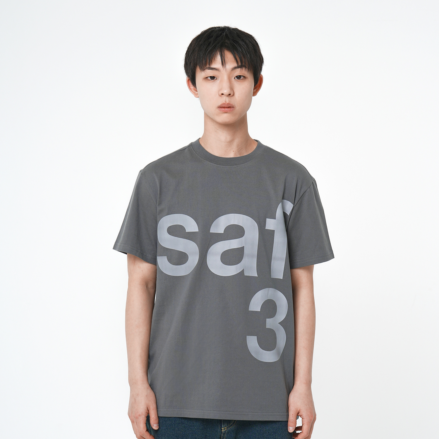 [KREAM 단독] 사파리스팟 베이직 사파리 티셔츠 차콜([KREAM 단독] Safarispot Basic Safari T-Shirt Charcoal) - 2