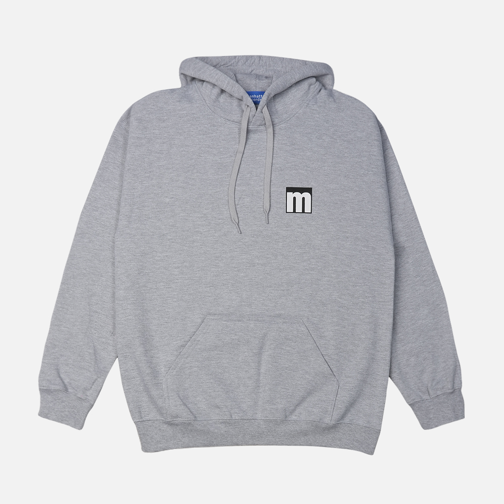 맨하탄 레코즈 플래그쉽 로고 후디 - 그레이(Manhattan Records Flagship Logo Hoodie - Grey) - 2