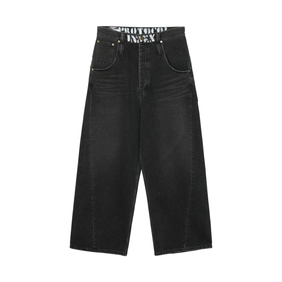 프로토콜 인덱스 레트로 데님 팬츠 블랙(Protocol Index Retro Denim Pants Black) - 1