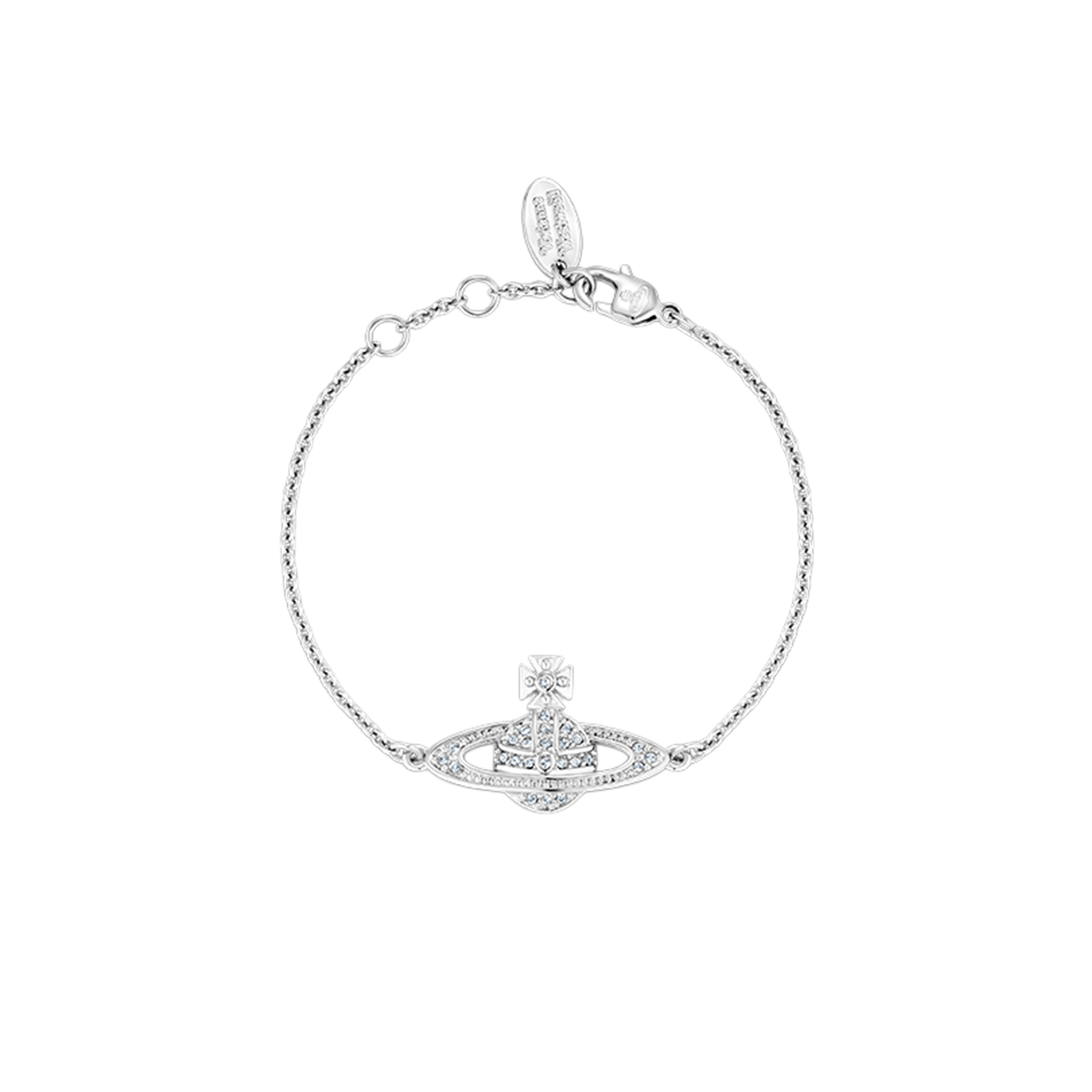 61020051 02P116 [20% 쿠폰] Vivienne Westwood Mini Bas Relief Chain Bracelet Silver