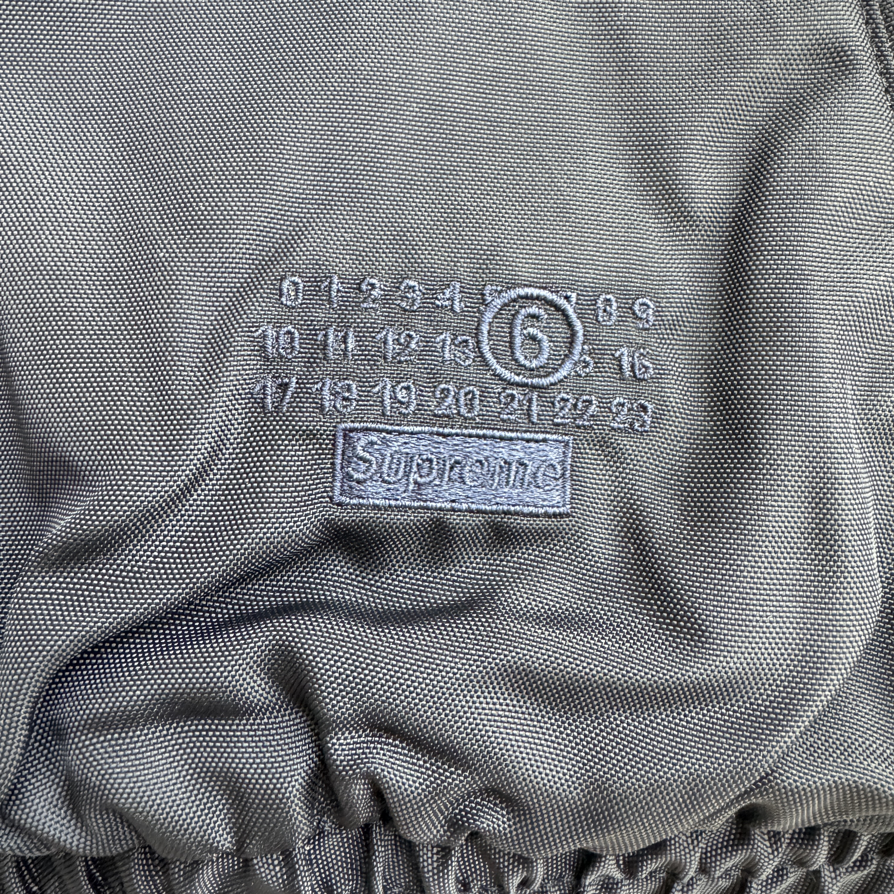 Supreme x MM6 Maison Margiela Split Stadium Jacket Navy - 26SS 착용 스타일 - 3