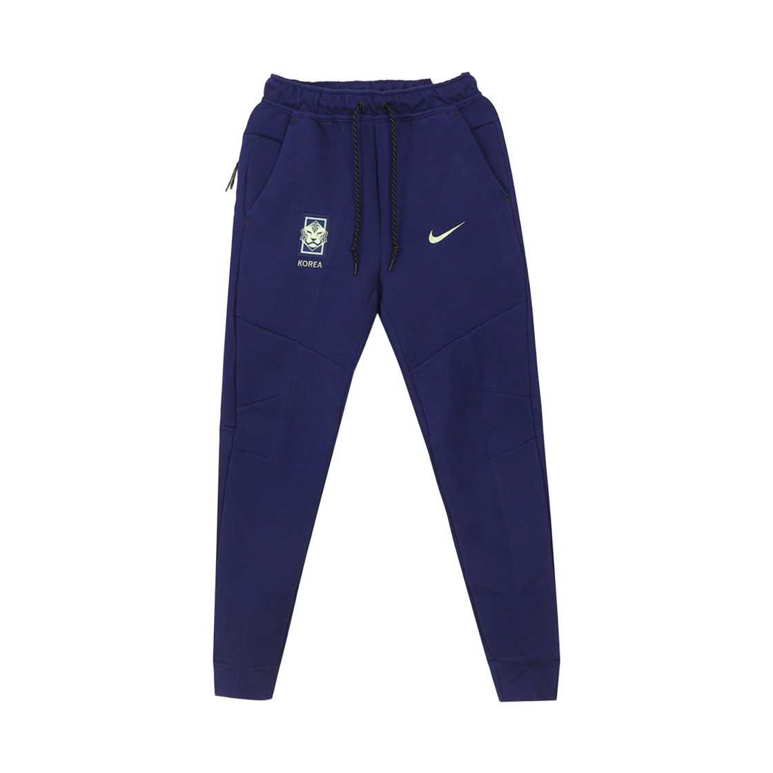 IB6043-512 Nike Korea Tech Fleece Soccer Joggers Regency Purple Light Liquid Lime (IB6043-512) (Non Marking Ver.)