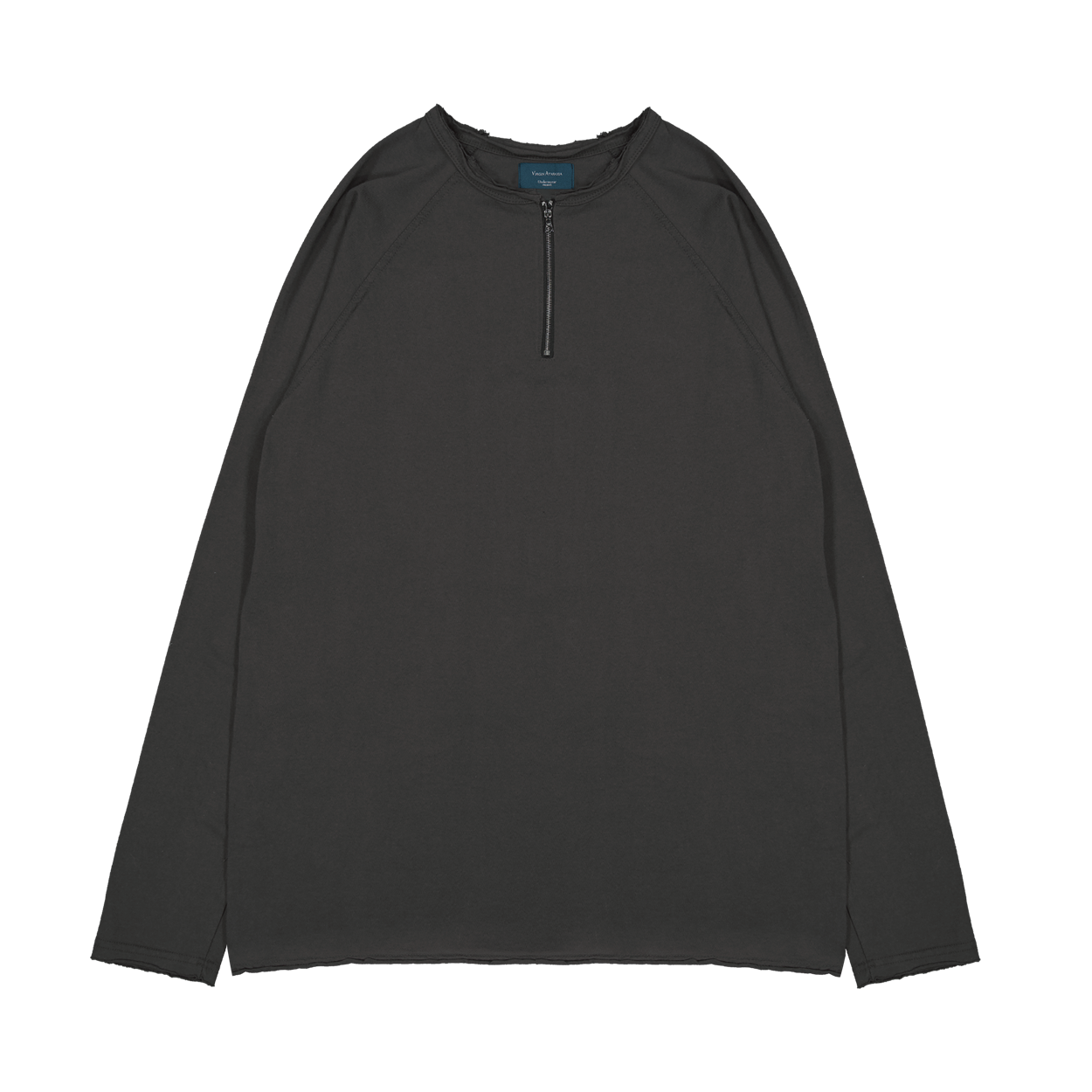 언더마이카 페이디드 코어 집 롱 슬리브 차콜(Undermycar Faded Core Zip Long Sleeve Charcoal) - 2