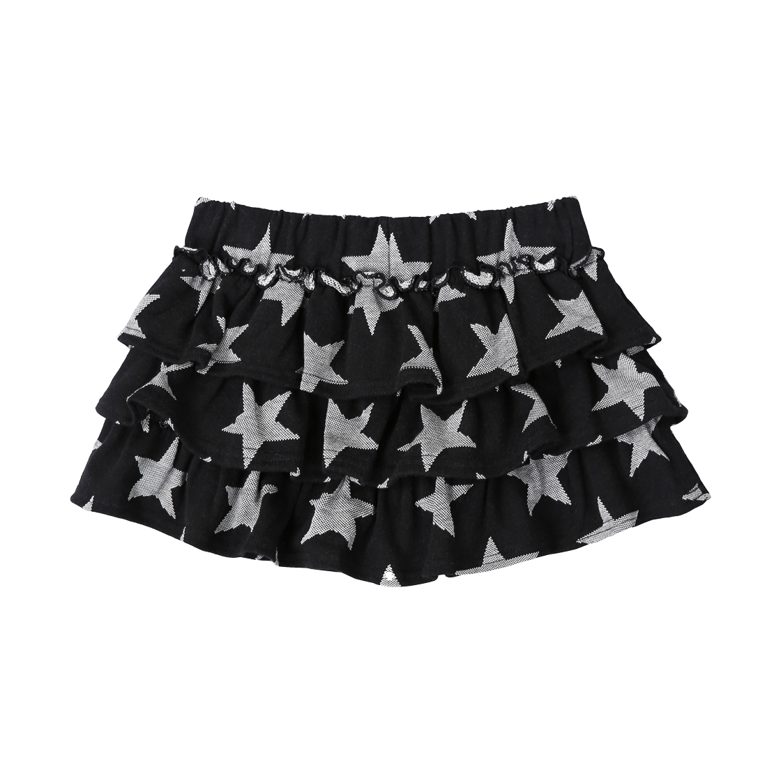 클럿 스튜디오 엔젤 오브 스타 러플 스커트 블랙(Clut Studio Angel of Star Ruffle Skirt Black) - 2