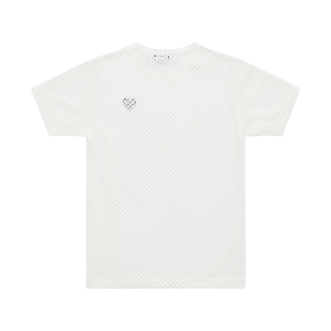 플레이 꼼데가르송 메쉬 블랙 하트 티셔츠 화이트(Play Comme des Garcons Mesh Black Heart T-Shirt White) - 2