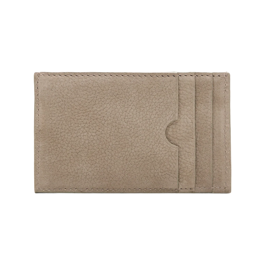 아미 그레이 카우 레더 카루젤 지퍼 카드 홀더 토프 그레이(AMI Grey Cow Leather Carrousel Zipped Card Holder Taupe Grey) - 2