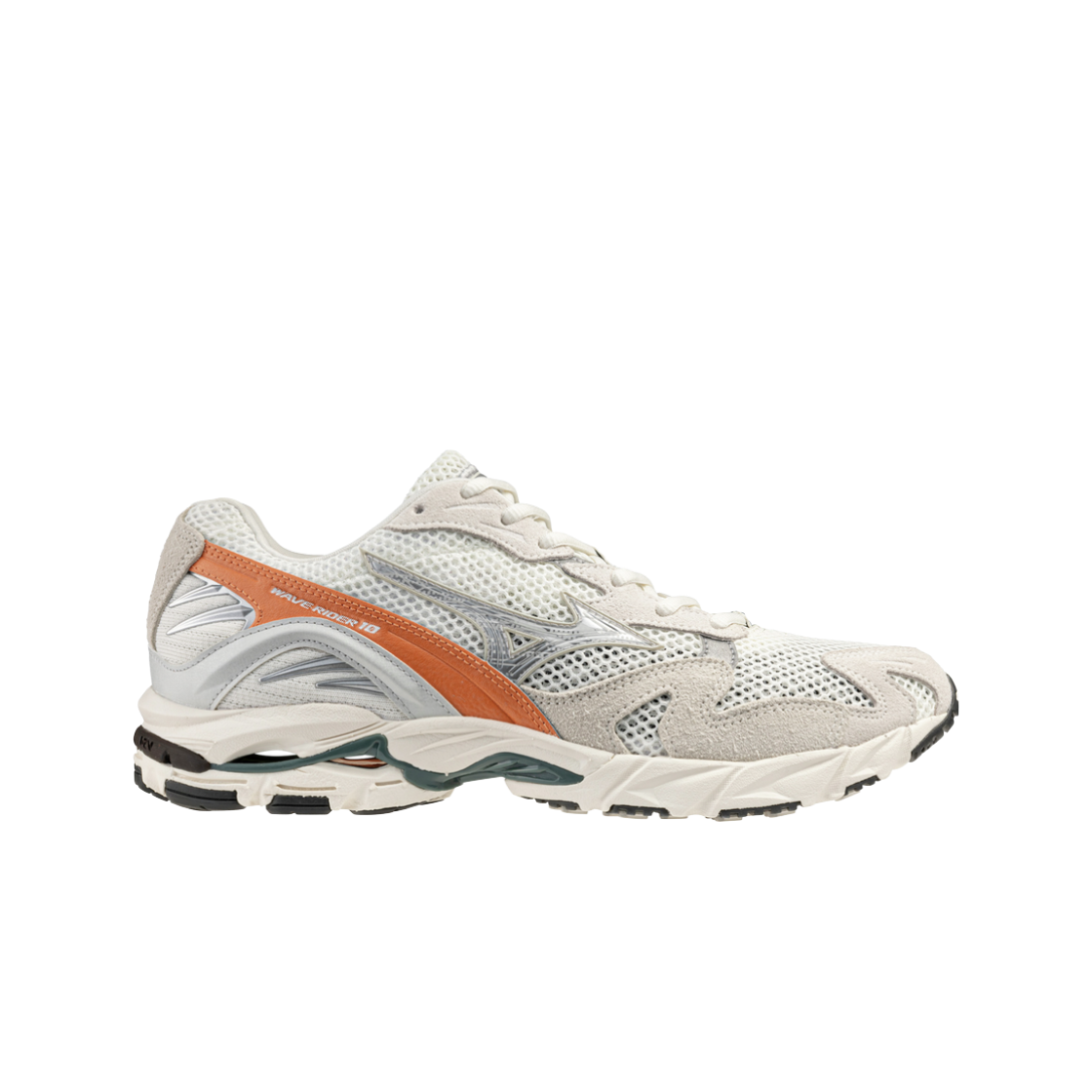 D1GA261101 Mizuno Wave Rider 10 Snow White Dawn Blue