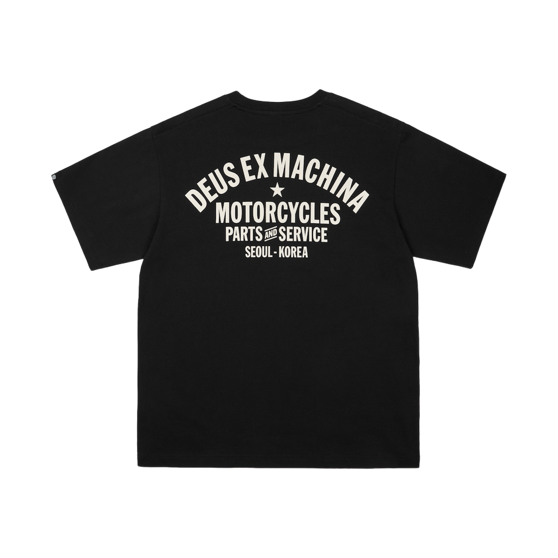 D262UTS930099 [6% 적립] Deus Ex Machina Seoul Original Address Tee Black