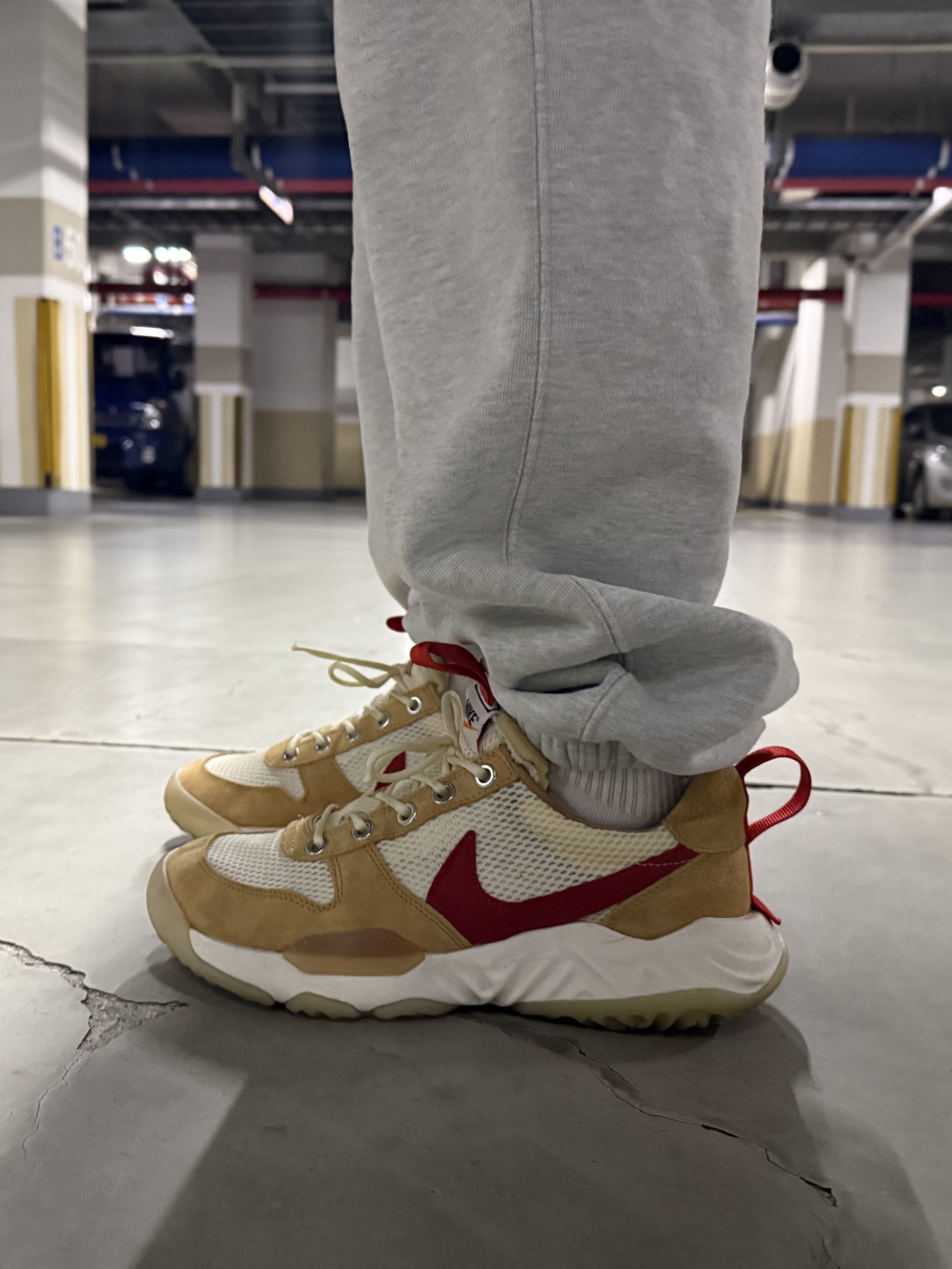 Nike x Tom Sachs Mars Yard Overshoe 3.0, Jordan Delta SP Vachetta Tan 착용 스타일 - 4
