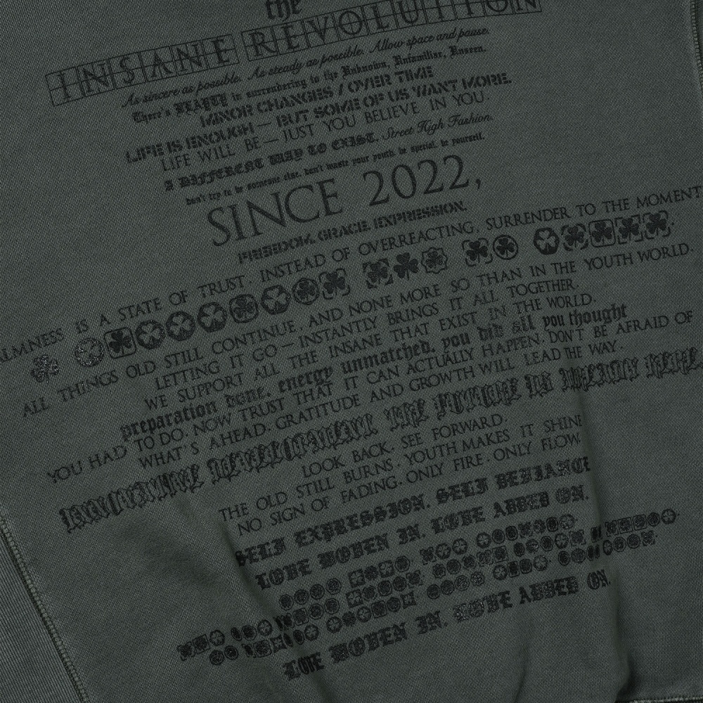 인세인개러지 모즈 심볼 스웻 셔츠 - 카키(INSANE GARAGE Mods Symbol Sweat Shirt_Khaki) - 4