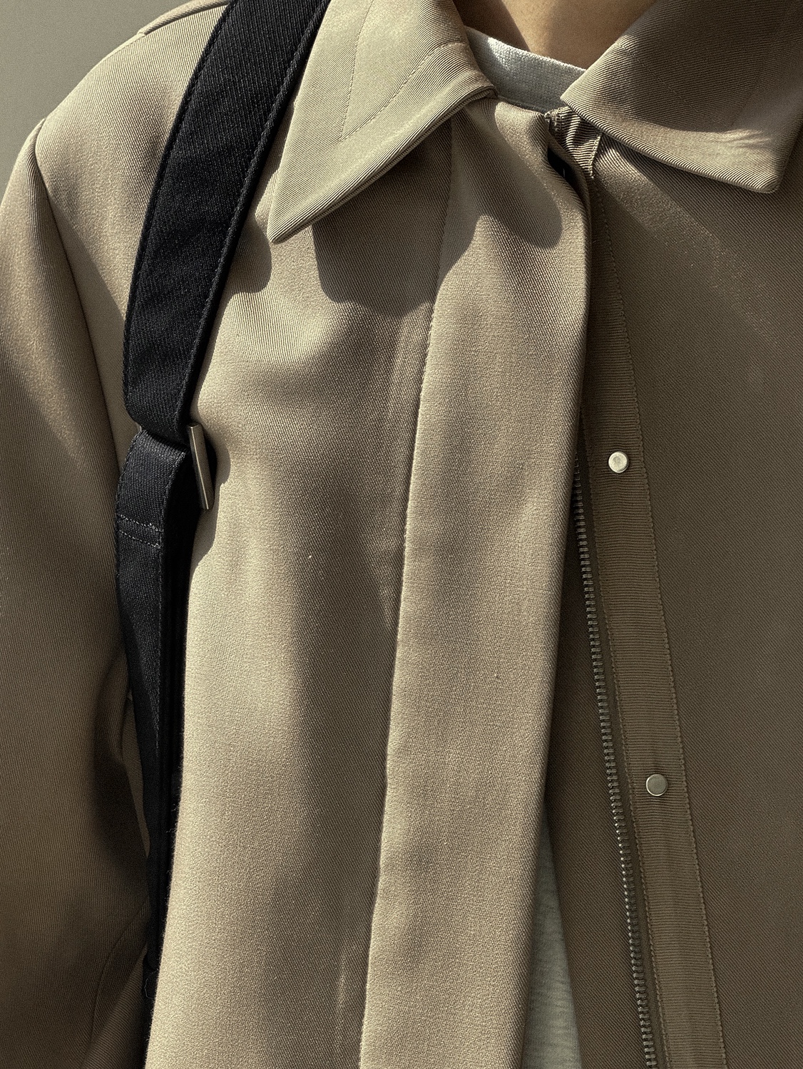 Ader Error Ani Slacks Beige, Ader Error Ani Jacket Beige 착용 스타일 - 4