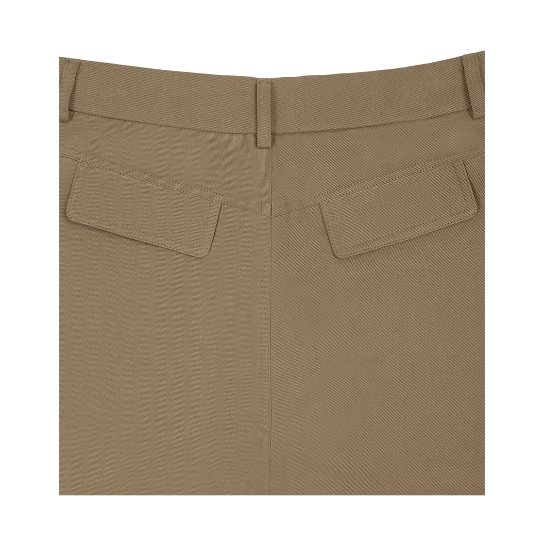 뮈르뮈르 로우 커브드 코튼 팬츠 베이지(Murmure Row Curved Cotton Pants Beige) - 4
