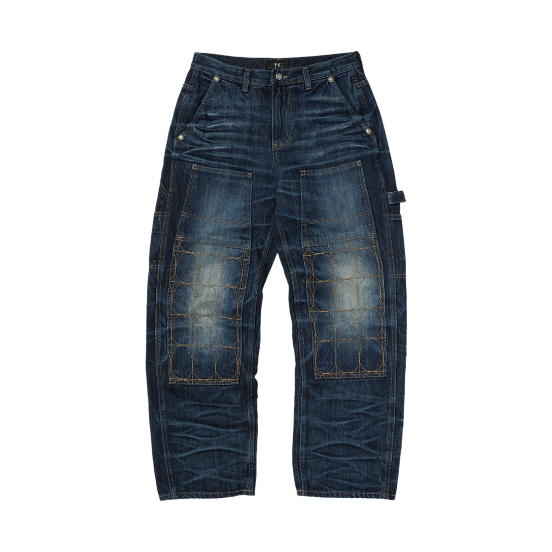 - Thug Club Vintage Angels Work Pants Blue