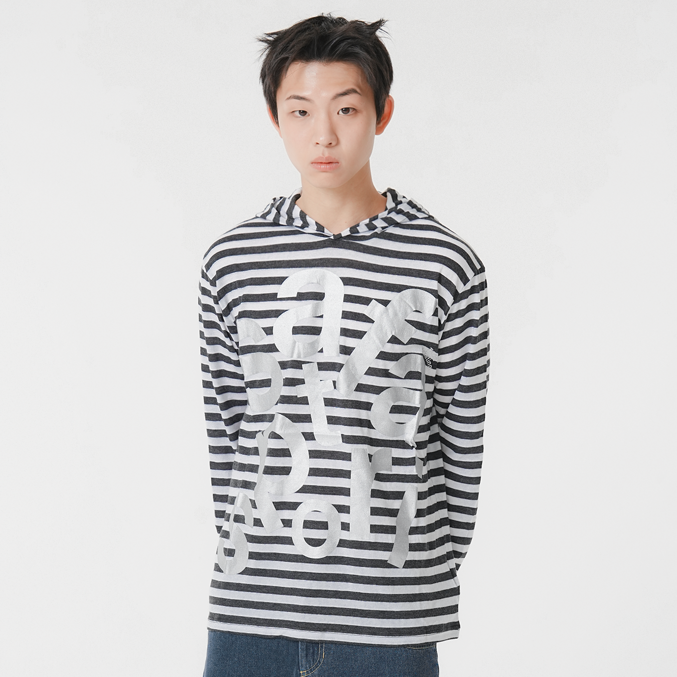 [KREAM 단독] 사파리스팟 티켓팅 스트라이프 보더 후디 화이트([KREAM 단독] Safarispot Ticketing Stripe Border Hoodie White) - 2