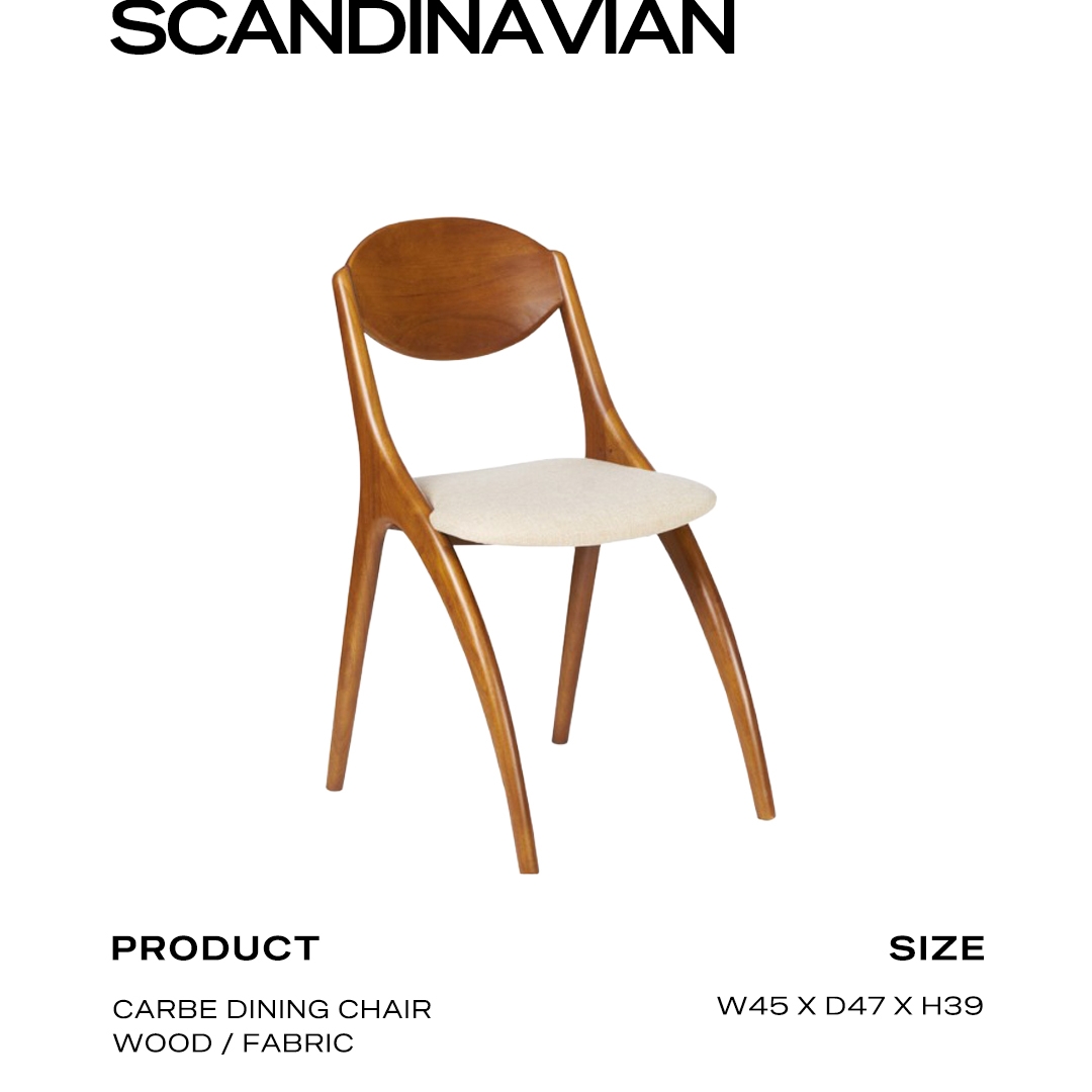 [3% 포인트 적립] DE BEJARRY Carbe dining chair 착용 스타일 - 4