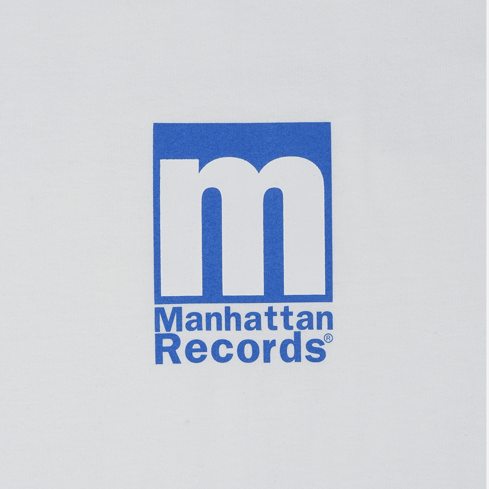 맨하탄 레코즈 박스 로고 크루넥 - 화이트(Manhattan Records Box Logo Crew Neck - White) - 4