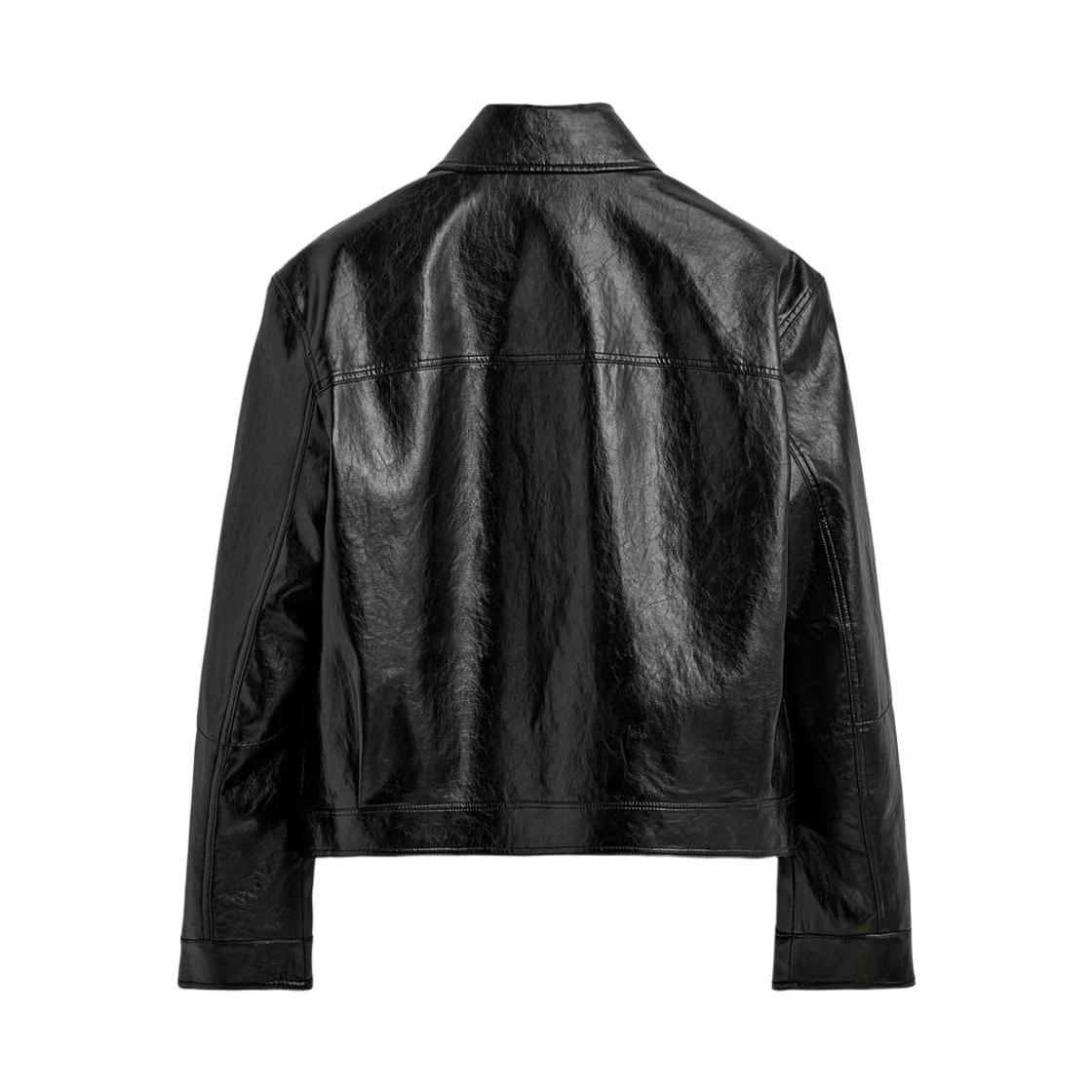 자라 페이크 레더 토글 자켓 블랙(Zara Fake Leather Toggle Jacket Black) - 2