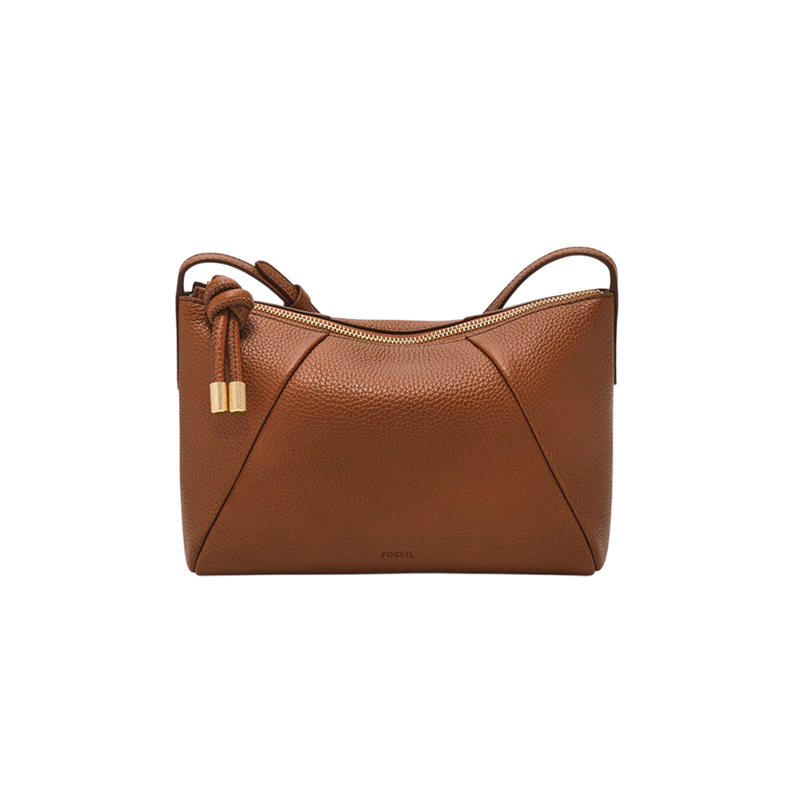 [20% 쿠폰] 파슬 레더 숄더백 브라운([20% 쿠폰] Fossil Leather Shoulder Bag Brown)