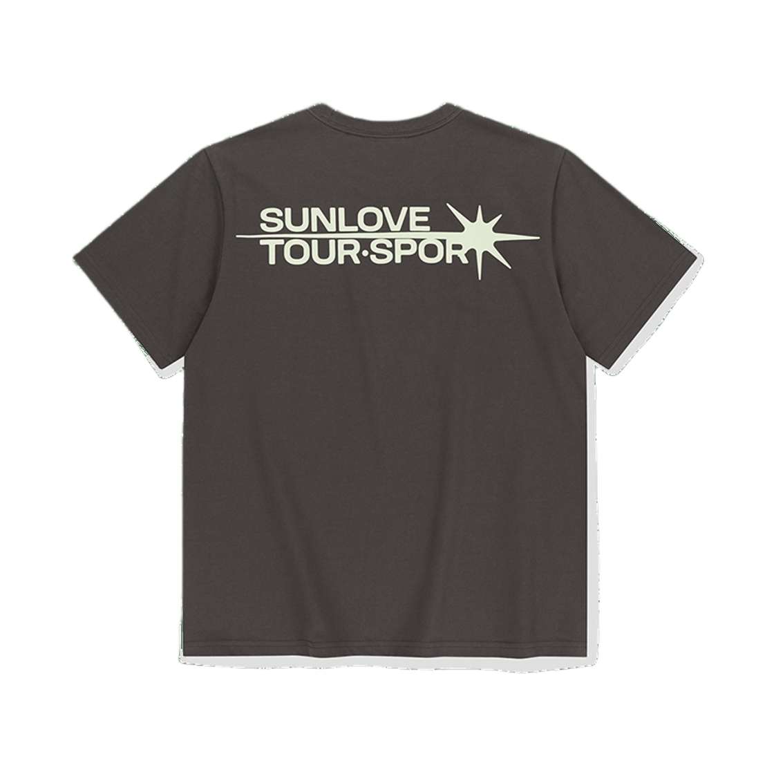 [더블적립] 썬러브투어 플래시 로고 티 챠콜([더블적립] sunlovetour Flash Logo Tee Charcoal)