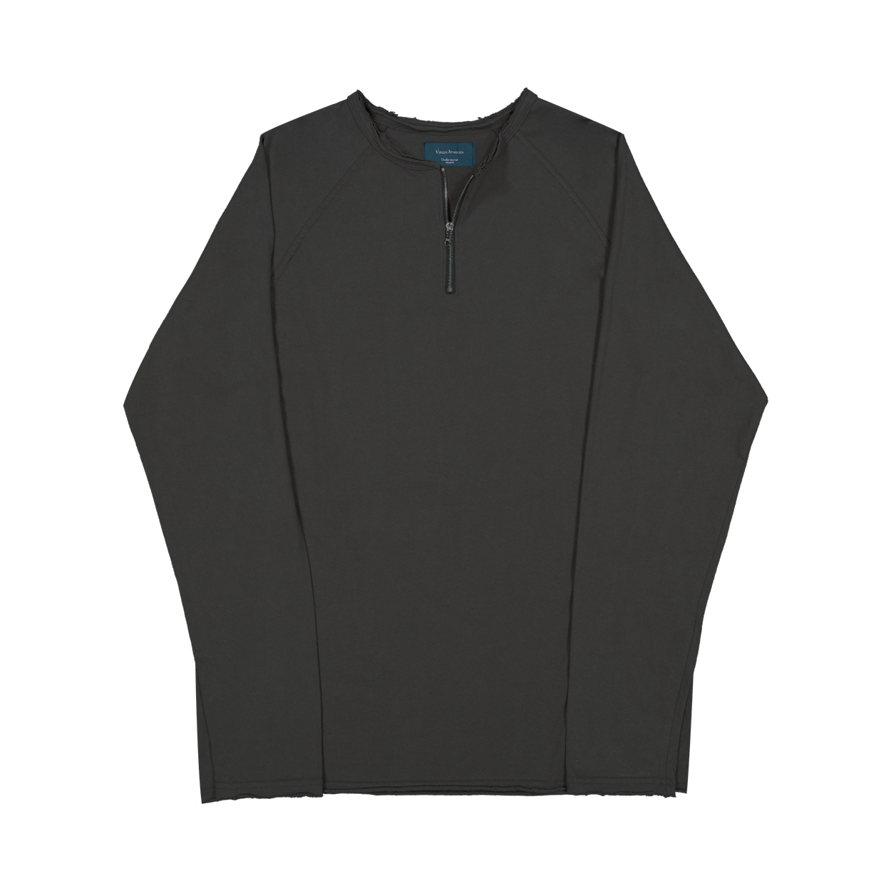 언더마이카 페이디드 코어 집 롱 슬리브 차콜