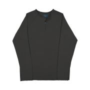 Undermycar Faded Core Zip Long Sleeve Charcoal