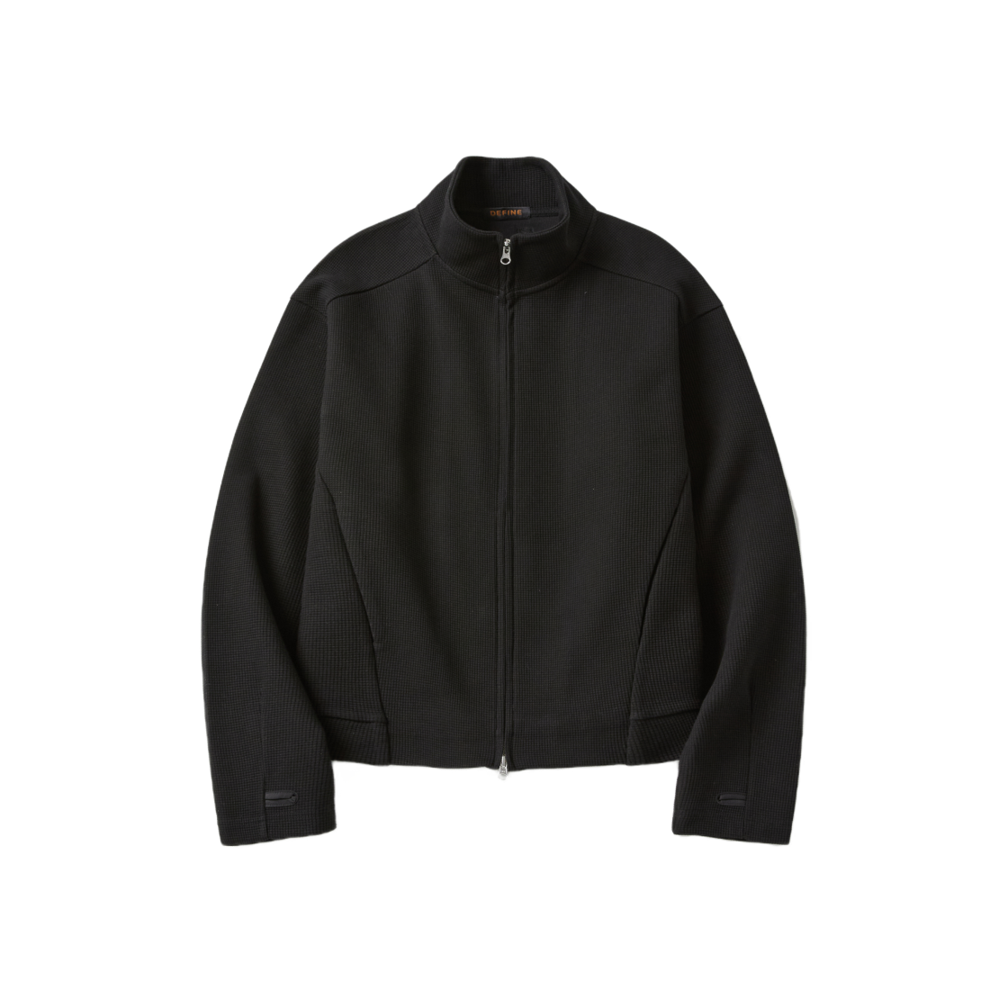 디파인 와플 트랙 집업 자켓 블랙(DEFINE Waffle Track Zip Jacket Black)