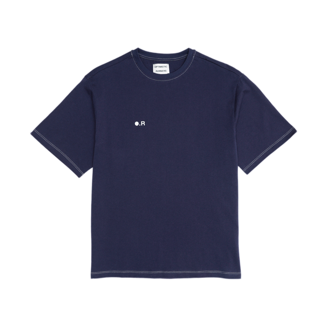 옵티미스틱 러너스 코튼 OR 티셔츠 블루베리(Optimistic Runners Cotton OR T-Shirt Blueberry)