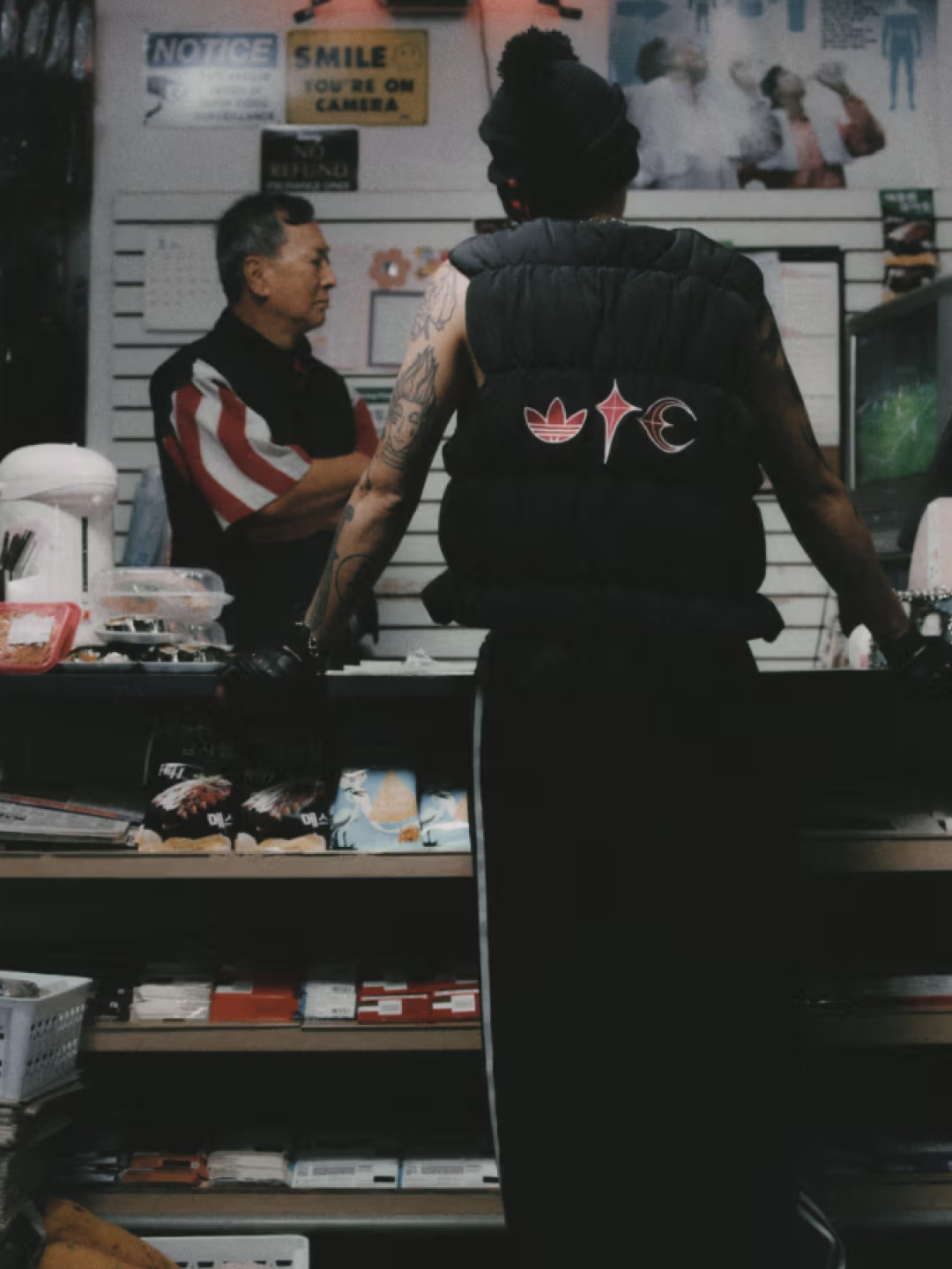 Adidas x Thug Club Sweat Hoodie Black - KR Sizing, Adidas x Thug Club Sweat Hoodie Power Red - KR Sizing ์ฐฉ์ฉ ์คํ์ผ - 4