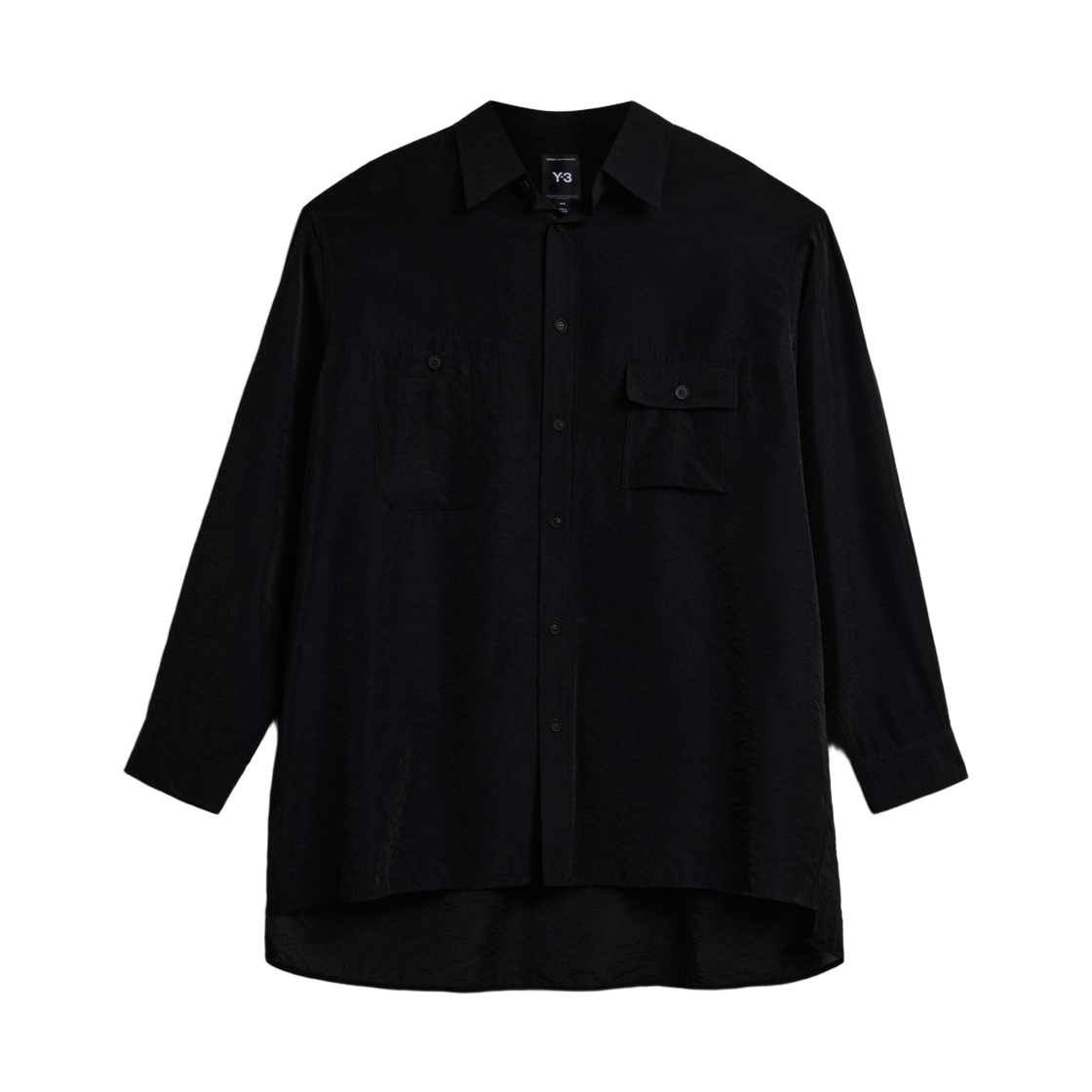 KH0419 Y-3 Long Sleeve Shirt Black