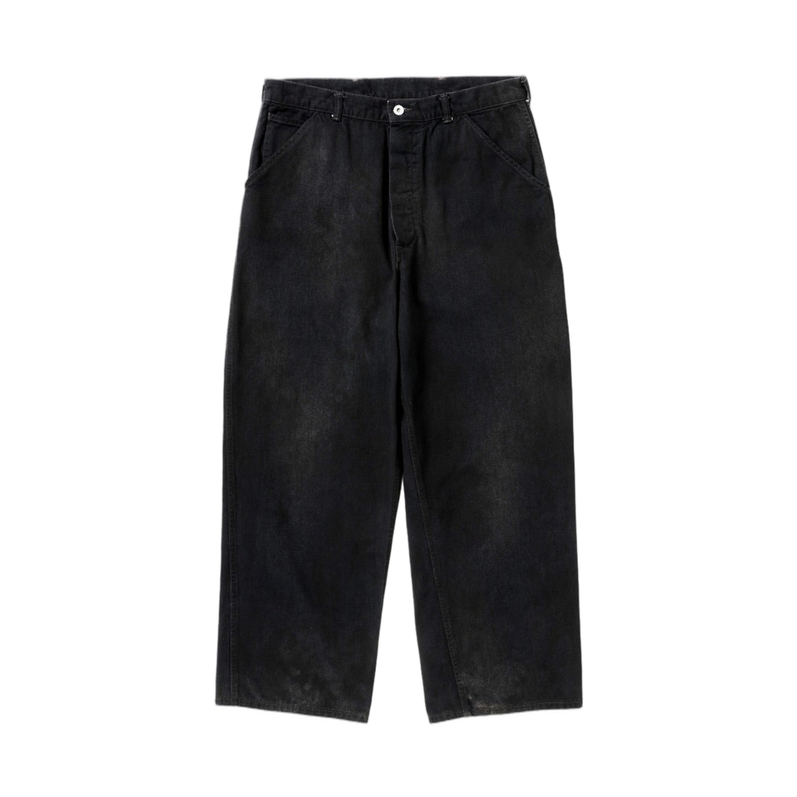 아프레쎄 빈티지 블랙 데님 워크 팬츠 블랙 - 26SS(A.Presse Vintage Black Denim Work Pants Black - 26SS)