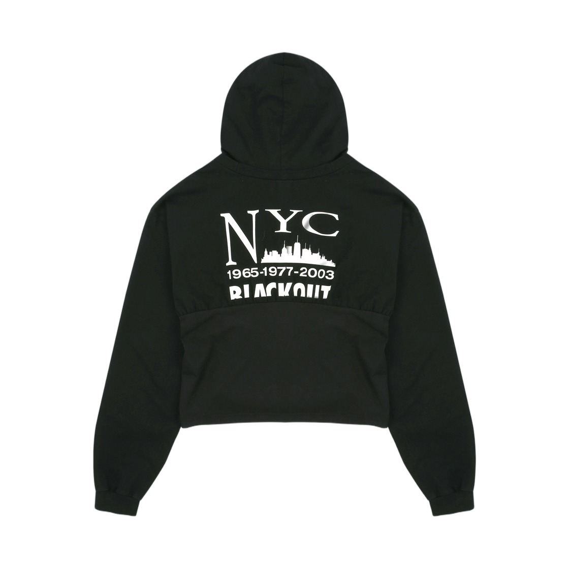 프로토콜 인덱스 리컨스트럭티드 아워글래스 후드 블랙(Protocol Index Reconstructed Hourglass Hoodie Black) - 2