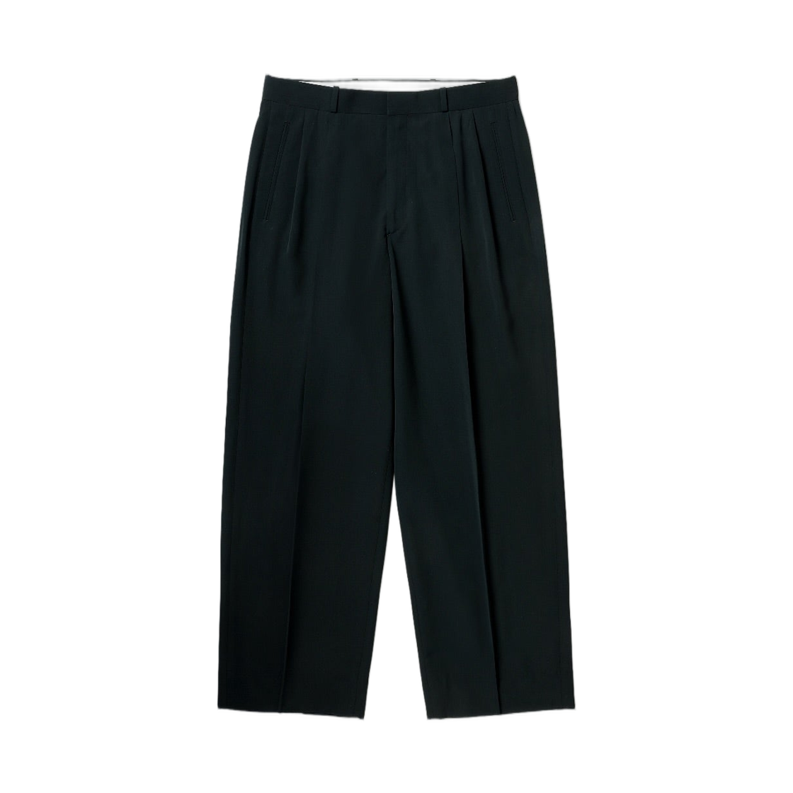 아프레쎄 울 레이온 와이드 트라우저 그린 - 26SS(A.Presse Wool Rayon Wide Trouser Green - 26SS) - 1