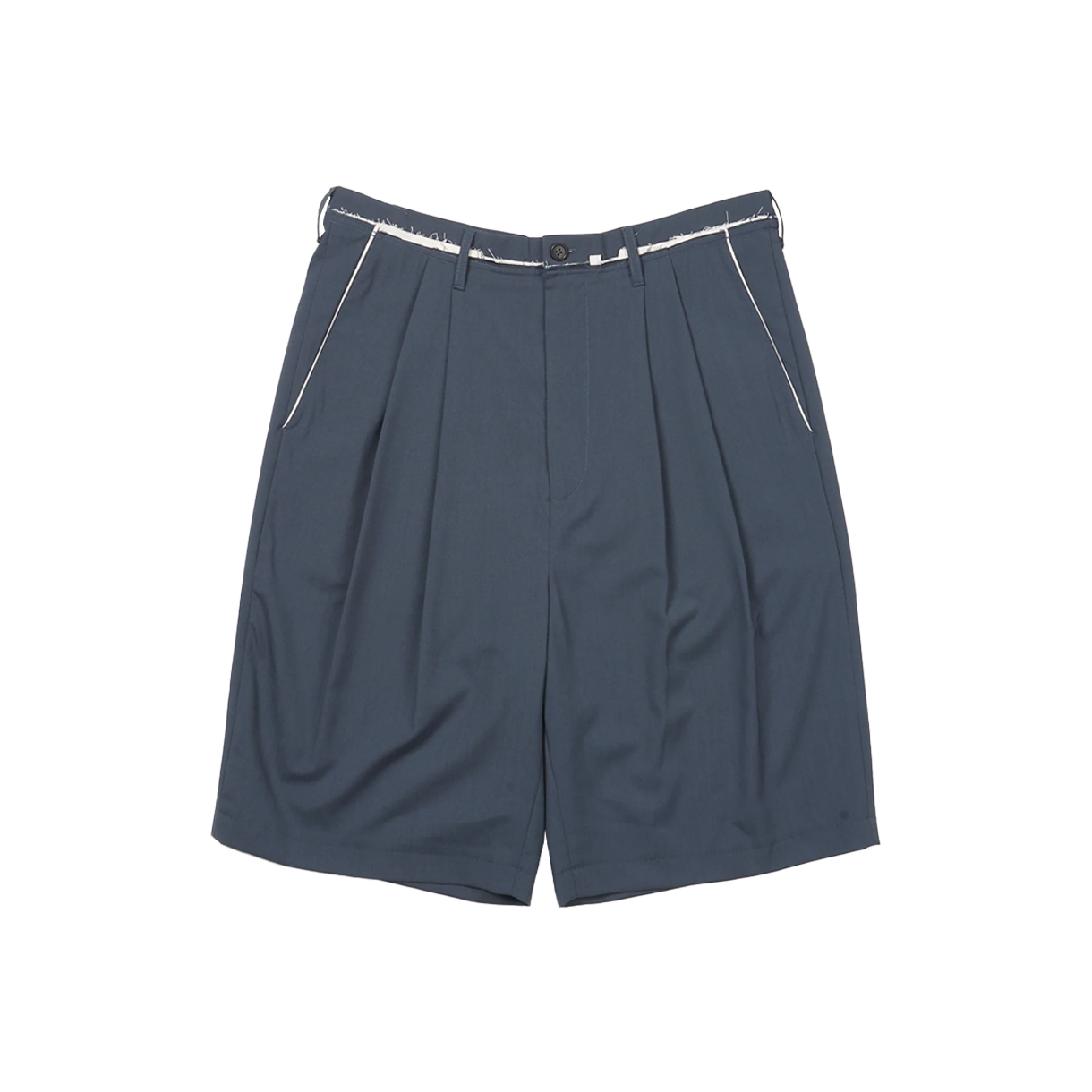 카미엘 포트젠스 슬림 수트 쇼츠 페트롤 - 26SS(Camiel Fortgens Slim Suit Shorts Petrol - 26SS)