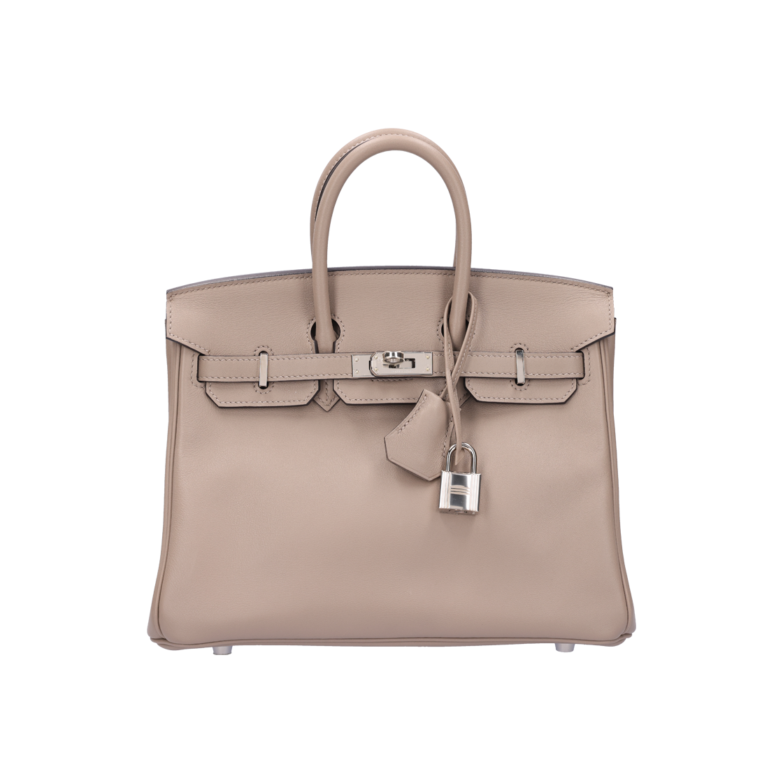 에르메스 H049362CK 벌킨 25 백 스위프트 그리스 아트팔트 은장 A각인(Hermes Birkin 25 Swift Leather Bag in Gris Asphalt with Silver Hardware and A Stamp)